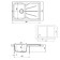 Quartz-quartz kitchen up-up uperwood quartz upd-04, rectangular, color 03 gray