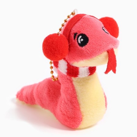 Soft toy "Snake", winter, on a suspension, 9 cm, color mix-1