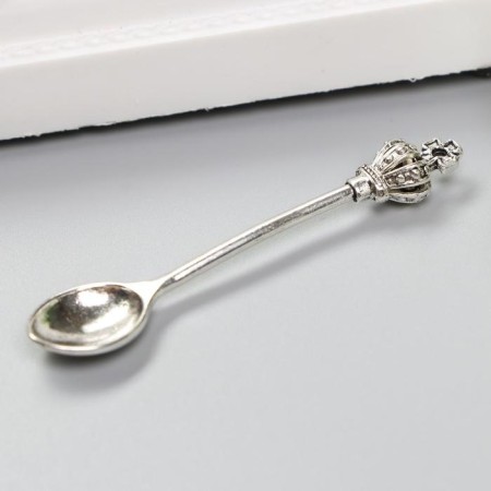 Souvenir wallet metal "spoon with crown" 5.7x1 cm-1