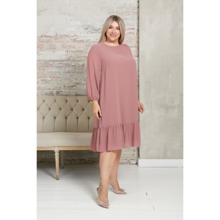 Female dress, size 60, pink color-3