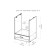 Wardrobe Paul Polina, 600x600x850, under the oven, wenge/body/Douglas Dark