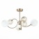 Ceiling EVOLUCE lamp. Sle220922-06. FORMAE. 6x5 watts, G9, 4000k, 67x67x36 cm, golden color