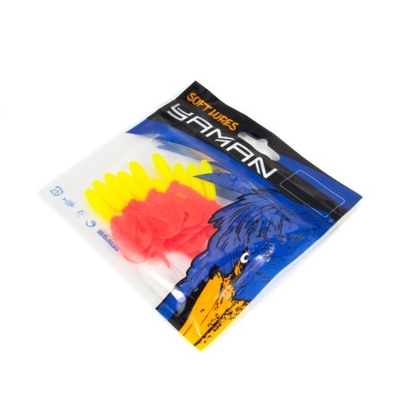 Twizter Yaman Pro look-Two, 5.1 cm, color #06-chertreuse/red, packaging 10 pcs.-3