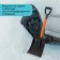 Battle BOLL PLACK, BW 260 × 300 mm, with a galvanized bar, metal stalk (length ± 7 cm), Greengo