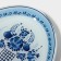 Glass Serving Oval Dilan "Sineva", 24.5 × 15 cm, blue color