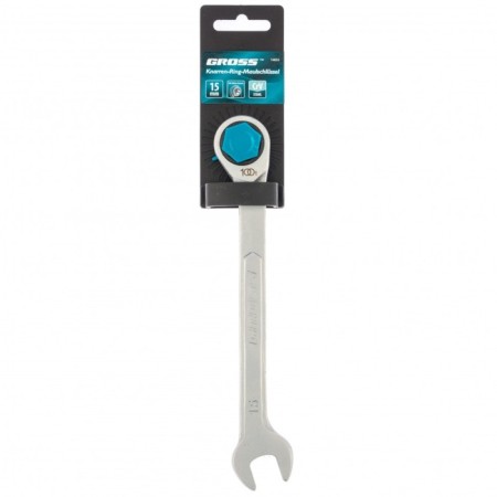 Combined rattling key GROSS 14853, 15 mm-3