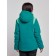 Ski jacket female winter, size 42, dark green color