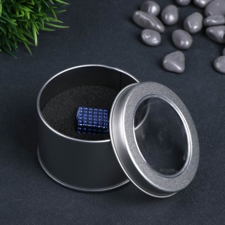 Antistress Magnet "Neokub" 216 balls d = 0.3 cm (blue)-1