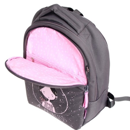 School backpack Bruno VisConti "Young Princess", 42 x 31 x 14 cm, ergonomic back, pencil case as a gift-8