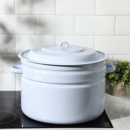 Enameled tank, 25 liters, induction, color mix-3