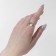 Ring "Heart" is flat, dimensionless, color gold