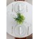 Set of serving napkins on the table "straw", d = 38 cm, 4 pcs, silver color