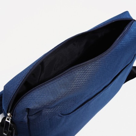 Male bag, "Medvedkovo", blue color-5