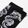Socks, color black/white dragon, river 31