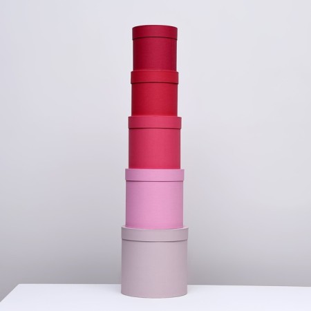 Set of boxes 5V1 "Pink palette", 23 x 23cm - 15 x 15cm-2