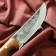 Caucasian knife, tourist "liver" with scabbard, steel - 40x13, waxed nut, 14 cm