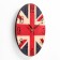 Wall clock, series: interior, "British flag", discrete move, D-23 cm