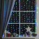 Garland "Curtain" 2 × 1.5 m with nozzles "Balls", IP20, transparent thread, 360 LED, glow of multi, 8 modes, 220 V