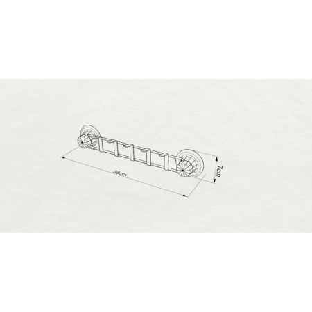 Hooks for towels on suction cups dm281 chrome-1