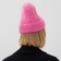 Women's hat minku with lapel, size 54-56, pink color
