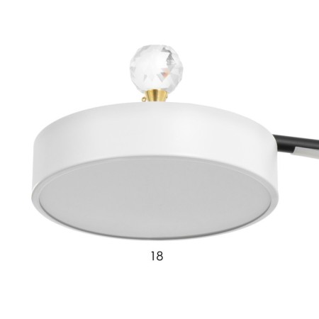 Люстра "Велтос" 3хLED 78Вт 3000-6000К черно-белый 63х63х21 см BayerLux-6
