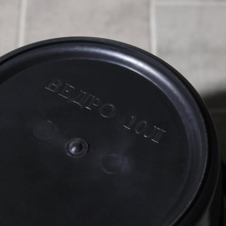 Bucket, 10 l, black color-3