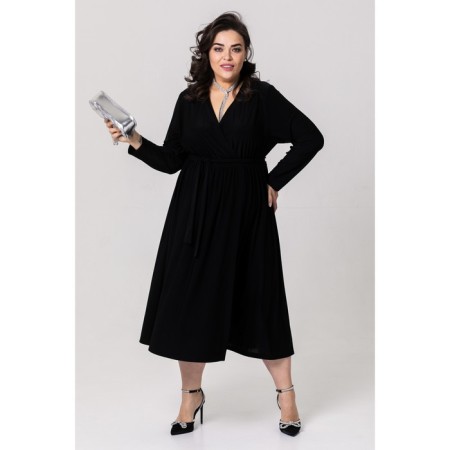 Female dress, size 58, black color
