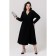 Female dress, size 58, black color