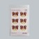 A set of personalized shoes for shoes "Bear", 6 pairs, 4.7 × 2.6 cm