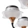 Chandelier 1696/6 LED 144W 3000-6000K black and gold 70x70x65 cm Bayerlux