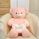 Soft toy "Bear", with heart, 80 cm, pink color
