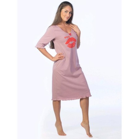 Night shirt Gentl, size 44, pink color-2