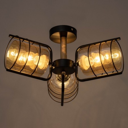 Maintenance chandelier 3he27 40w Black 43x43x21cm Bayerlux-2