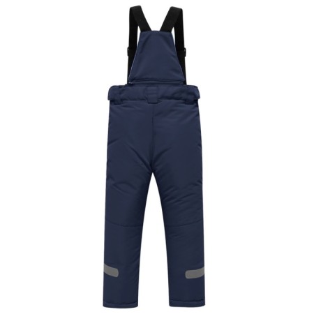Ski pants for girls, height 110 cm, dark blue color-1
