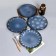 ARYA Home Nordic, D = 26.3 cm, blue color