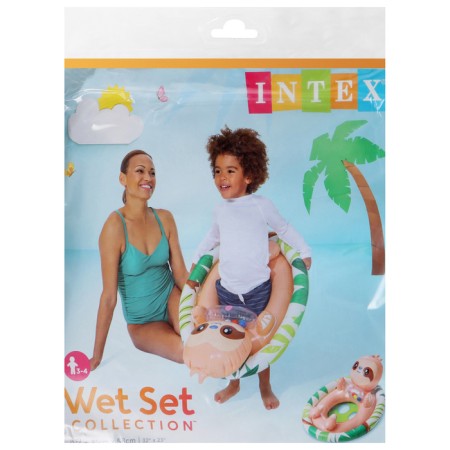 Circle for swimming "animals", with a seat, from 3-4 years old, color mix, 59570np intex-13