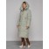 Coat insulated winter female, size 42, green color
