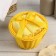 Set of terry decorative napkins Ethel "View 1" 30x30cm-3pcs, yellow color, 100% cotton