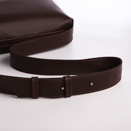 Women's bag over the shoulder Textura, average size, brown color-3