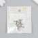 Magnetic metal lock "Star" silver 2.2x1.5x0.6 cm