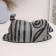 Piggy bank "Cat fat man on the stomach" gray, 10x18x9cm
