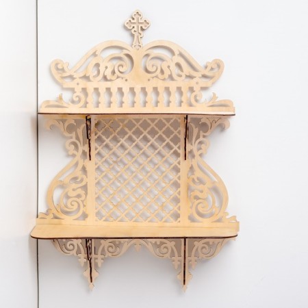 Decorative shelf, 53x38x12.5 cm-1