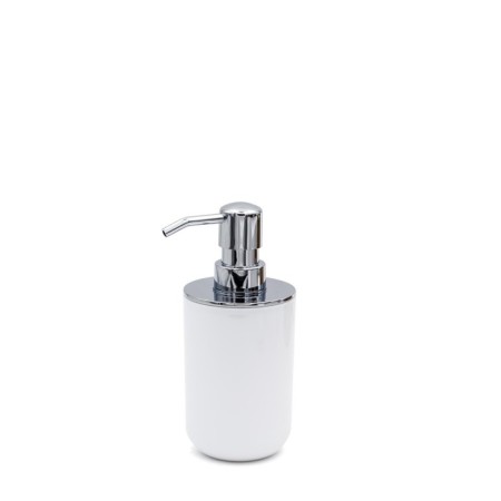 Alba liquid soap dispenser, white/chrome color