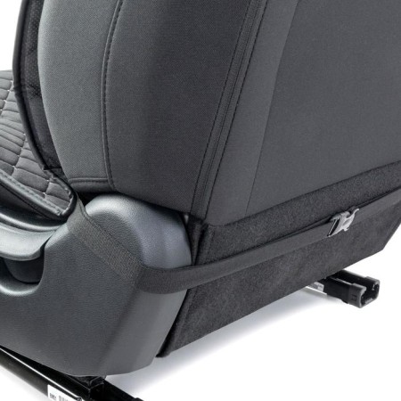 Front seats Car Performance, 2 pcs, alcantara, rhombus, black-gray-5