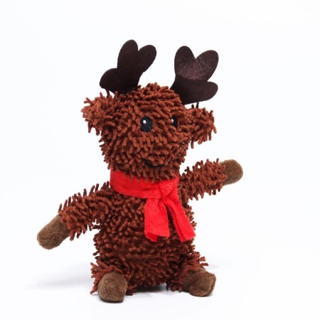 Soft toy for dogs "deer" with a squeak, 26 x 18 cm-6