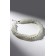 Beads "Pearls" burn, ball No. 6.10, white color, l = 45 cm