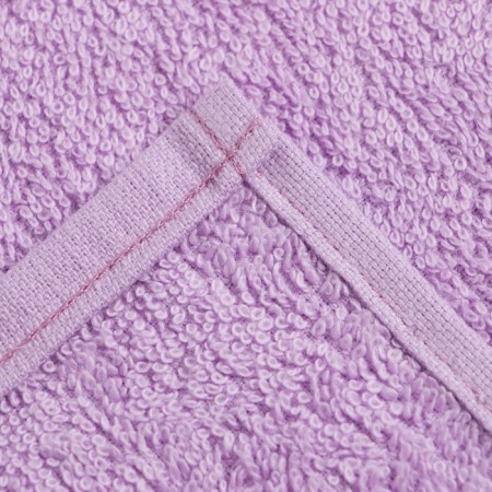 Towel Gift Ethel "Flower mood" color lilac, 50x90cm, 100% cotton, 340 g/m2-3