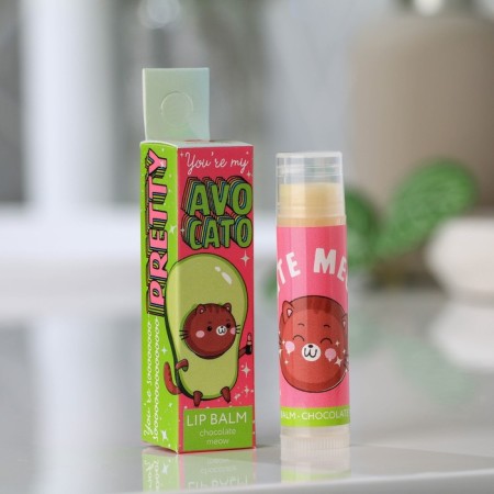 Avocato lip balm, 5 g, chocolate aroma, Beauty Fooch
