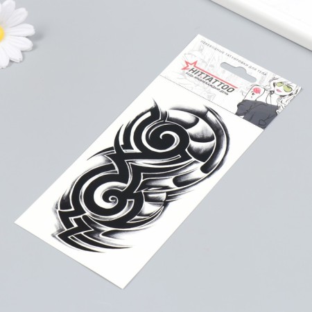Tattoo on the body "Trab" 9x16 cm-1