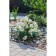 Galf flowerbed, 37 × 70 × 70 cm, green, "lattice"